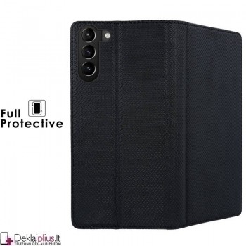 Telone smart magnet serijos atverčiamas dėklas - juodas (Samsung S21 Plus) Telone smart magnet serijos atverčiamas dėklas - juodas (Samsung S21 Plus)